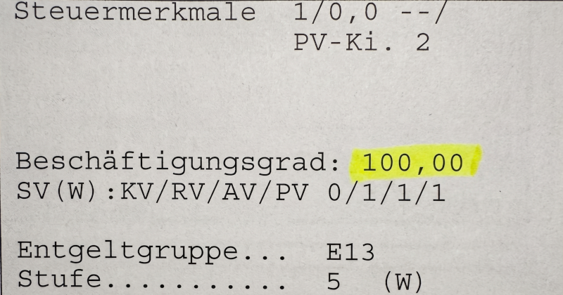 Bezügemitteilung Beispiel